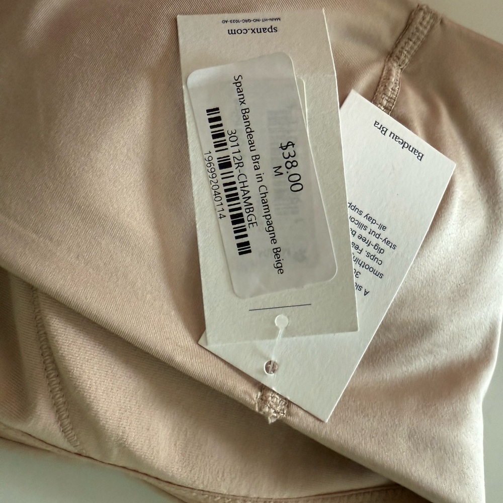 SPANX Bandeau in Champagne Beige. Sz M.
